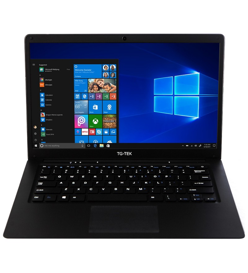 Notebook Talent Grant Tech TGL-1401BLK de 14.1" HD con Intel Atom x5-Z8350/4GB RAM/32GB/W10 - Negro