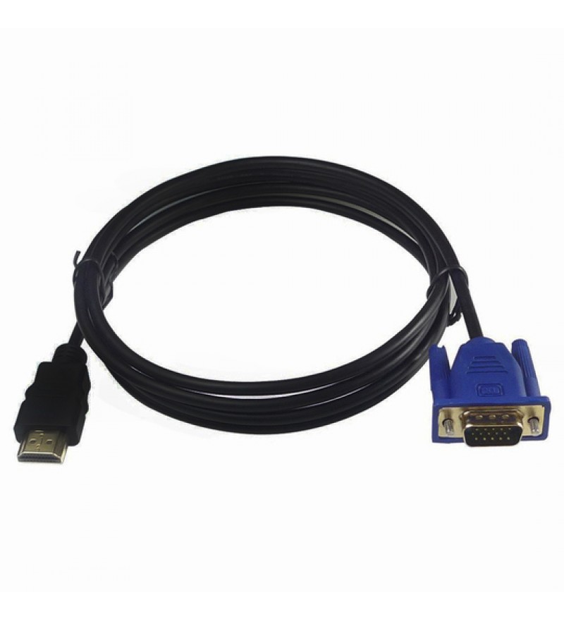 Cable adaptador High Quality HDMI a VGA - 1.8mts