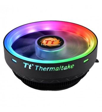 Cooler para CPU Thermaltake UX100 ARGB LightingCL-P064-AL12SW/hasta 1800RPM - Negro