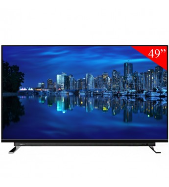 Smart TV LED de 49" Toshiba 49U7700VP 4K UHD con Wi-Fi/HDMI/Bivolt - Negro