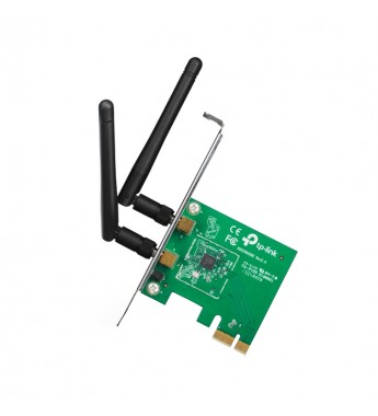 Adaptador Wi-Fi PCI Express TP-Link TL-WN881ND de 300Mbps /2x2 MIMO - Verde