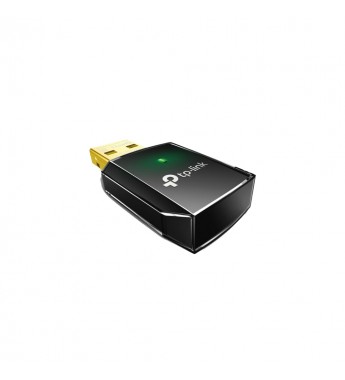 Adaptador USB Wi-Fi tp-link AC600 Archer T2U 200 Mbps ON 2.4 GHz - Negro