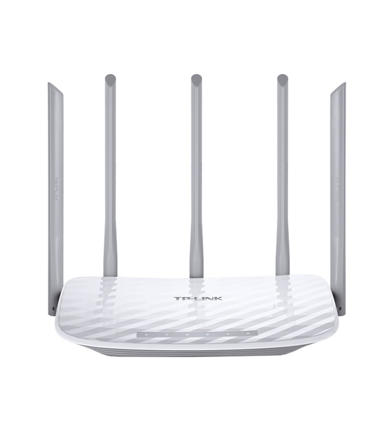 Router TP-Link Archer C60 AC1350 Dual Band / MU-MIMO con 5 antenas - Blanco/Gris