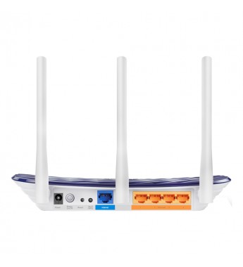 Router TP-Link Archer C20 Banda Dual AC750 hasta 733Mbps con 3 Antenas 