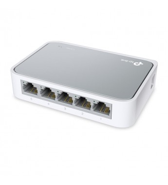 SWITCH TP-Link con 5 Puertos TL-SF1005D 10/100 MBPS - Blanco