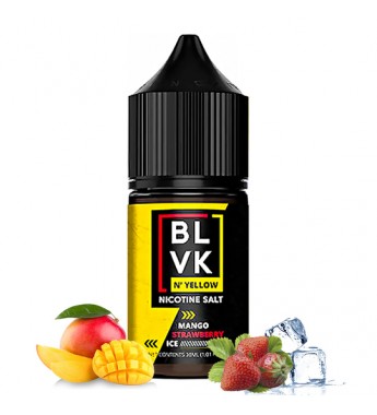 Esencia para Vaper BLVK N´ Yellow Nicotine Salt Mango Strawberry Ice con 35mg Nicotina - 30mL