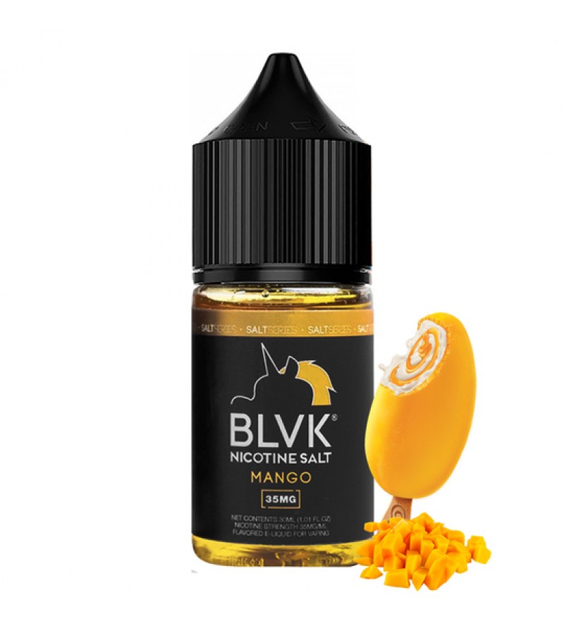 Esencia para Vaper BLVK Nicotine Salt Mango con 35mg Nicotina - 30mL