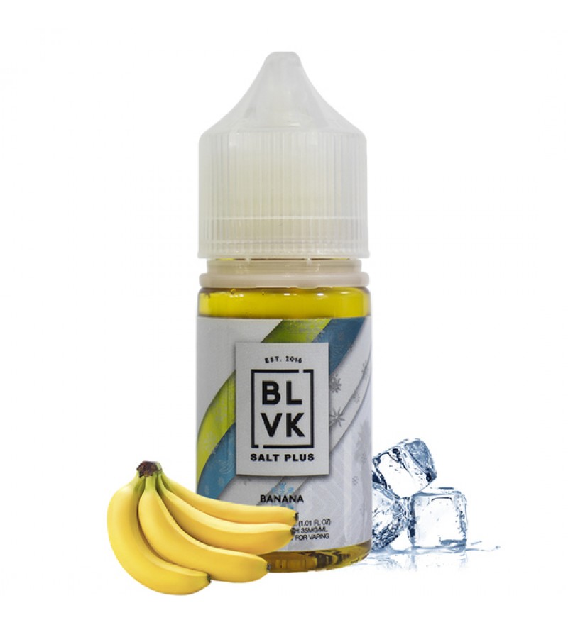 Esencia para Vaper BLVK Salt Plus Banana con 35mg Nicotina - 30mL