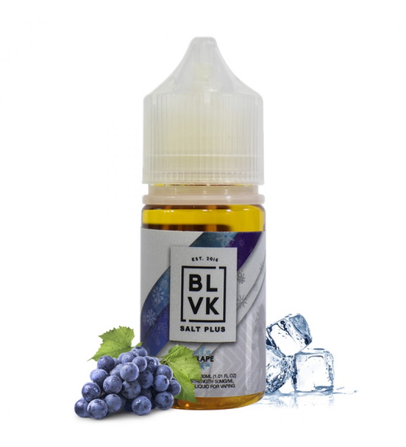 Esencia para Vaper BLVK Salt Plus Grape con 50mg Nicotina - 30mL