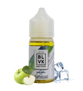 Esencia para Vaper BLVK Salt Plus Sour Apple con 35mg Nicotina - 30mL