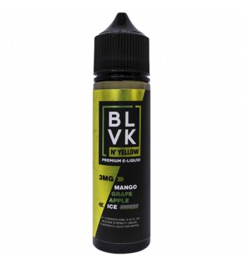 Esencia para Vaper BLVK N´ Yellow Mango Grape Apple Ice con 3mg Nicotina - 60mL