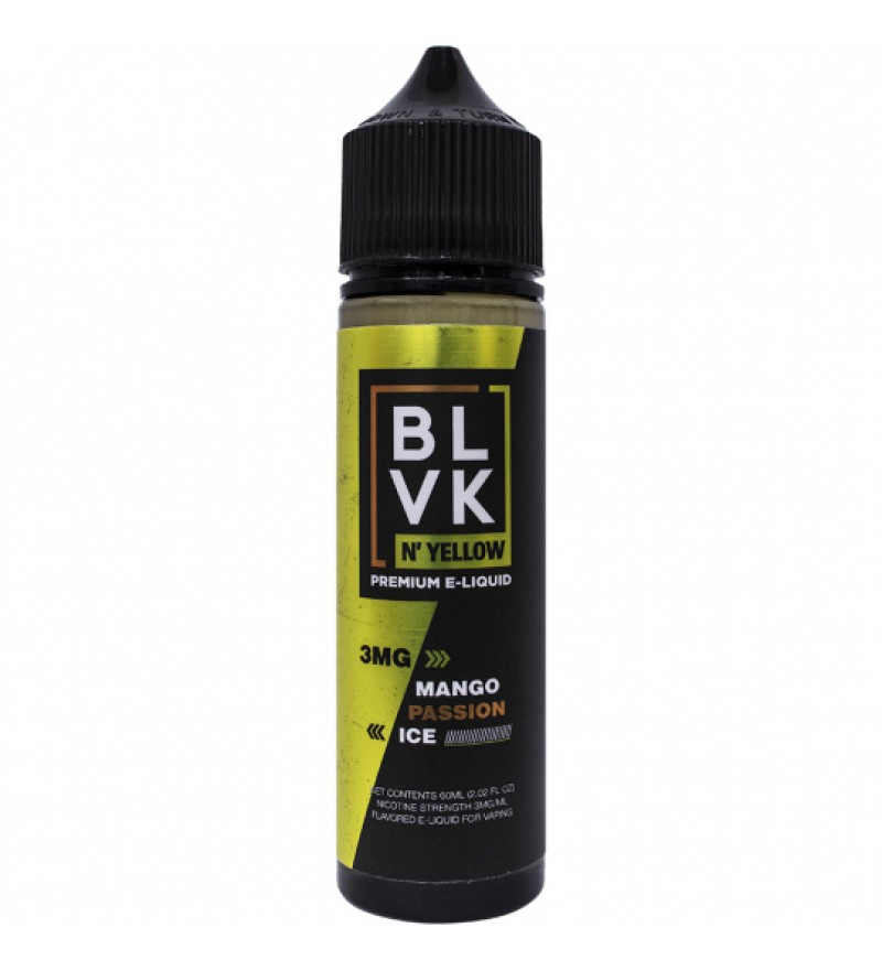 Esencia para Vaper BLVK N´ Yellow Mango Passion Ice con 3mg Nicotina - 60mL