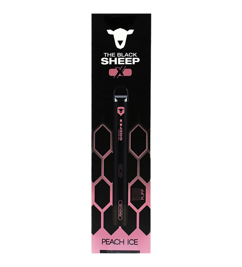 Vaper The Black Sheep X Desechable con 50mg Nicotina - Peach Ice