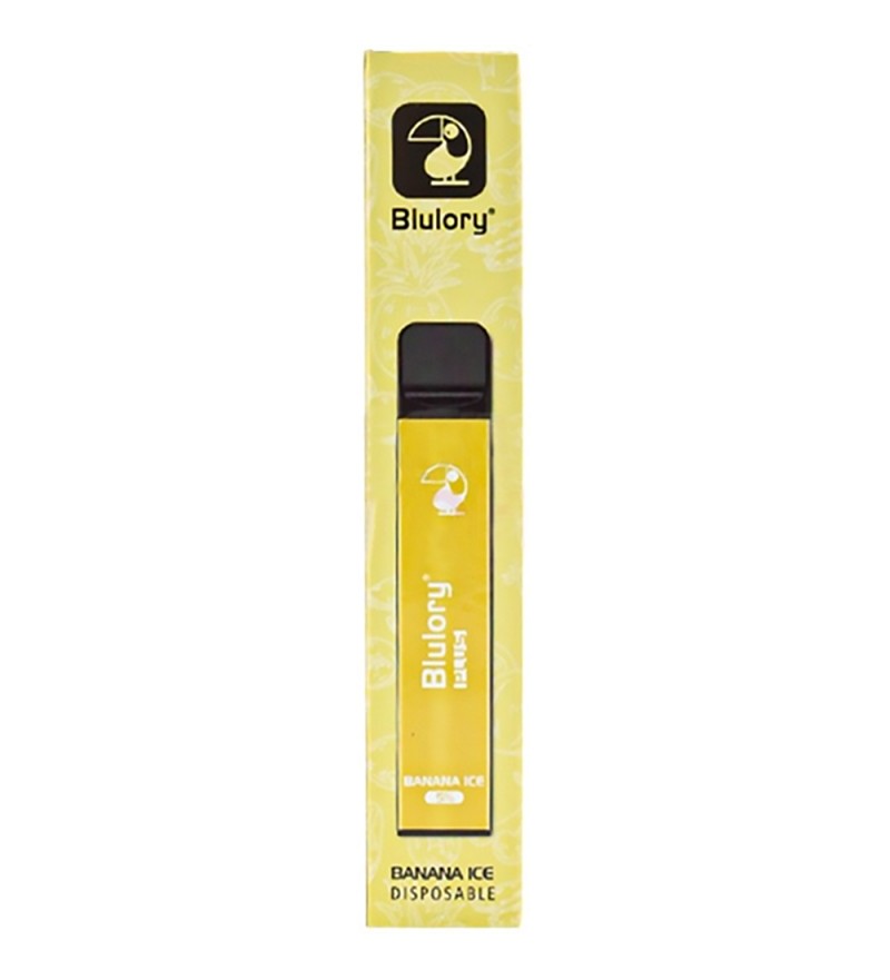 Vaper Desechable Blulory Plus 3.4mL con 5% Nicotina - Banana Ice