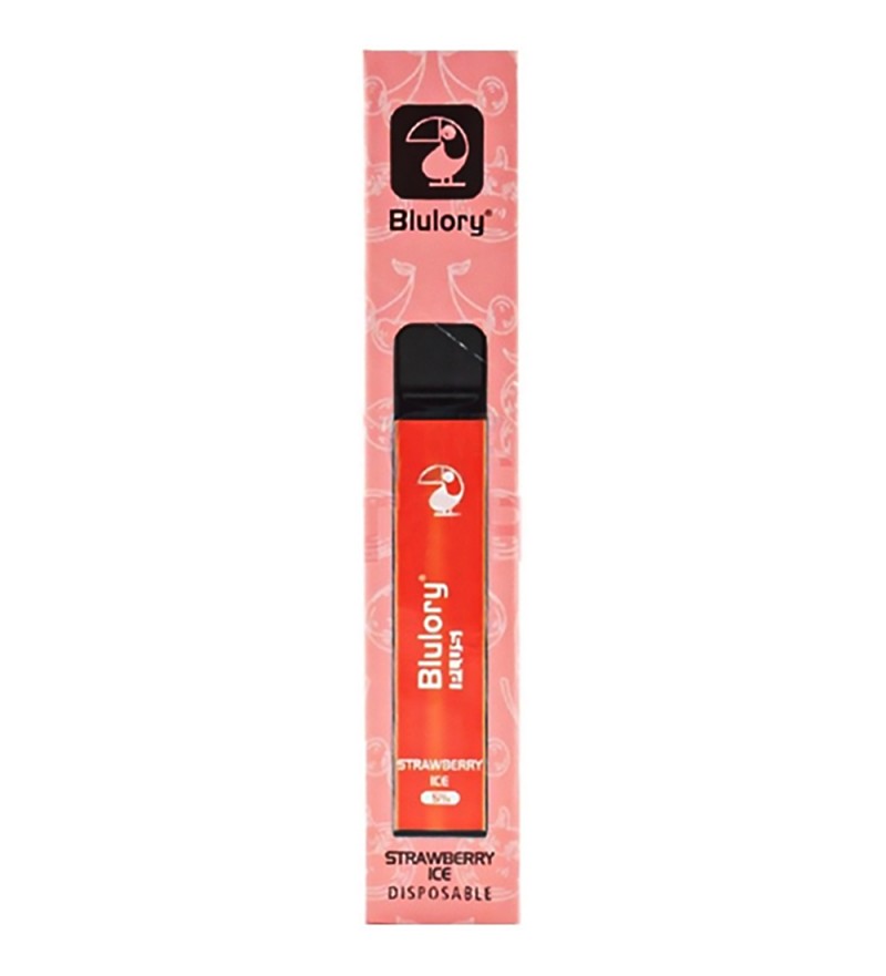 Vaper Desechable Blulory Plus 3.4mL con 5% Nicotina - Strawberry Ice