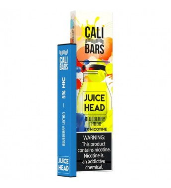 Vaper Cali Bars Juice Head Desechable 1.3 mL con 50mg Nicotina - Blueberry Lemon