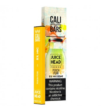 Vaper Cali Bars Juice Head Desechable 1.3 mL con 50mg Nicotina - Peach Pear