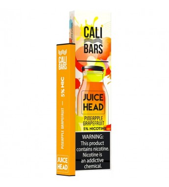 Vaper Cali Bars Juice Head Desechable 1.3 mL con 50mg Nicotina - Pineapple Grapefruit