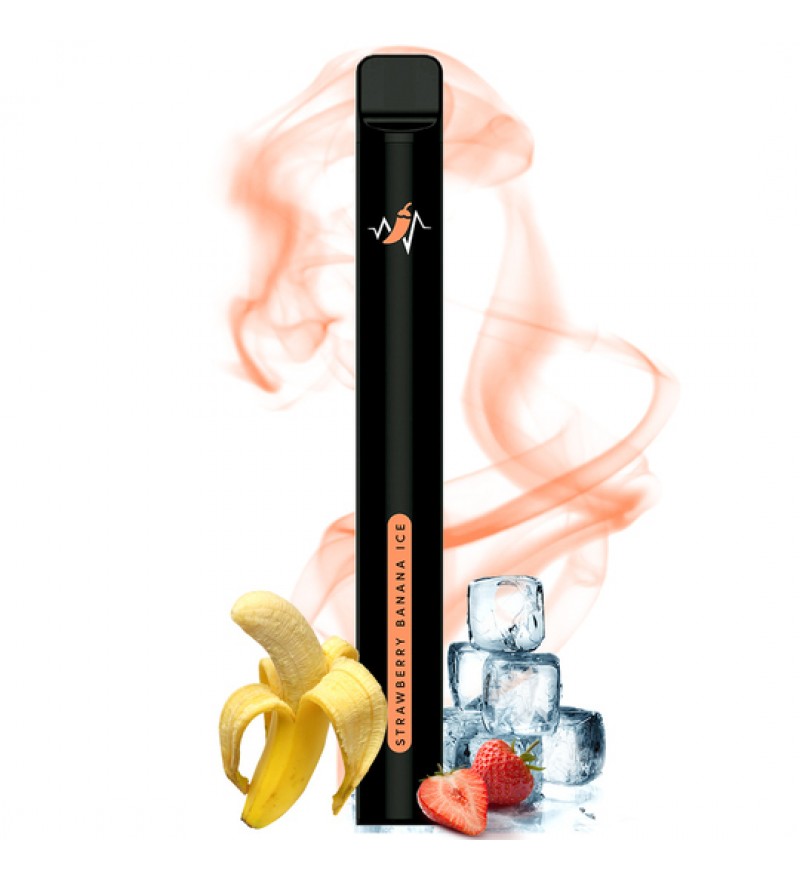 Vape Desechable Chilly Beats C10 1000 Puffs con 50mg Nicotina - Strawberry Banana Ice