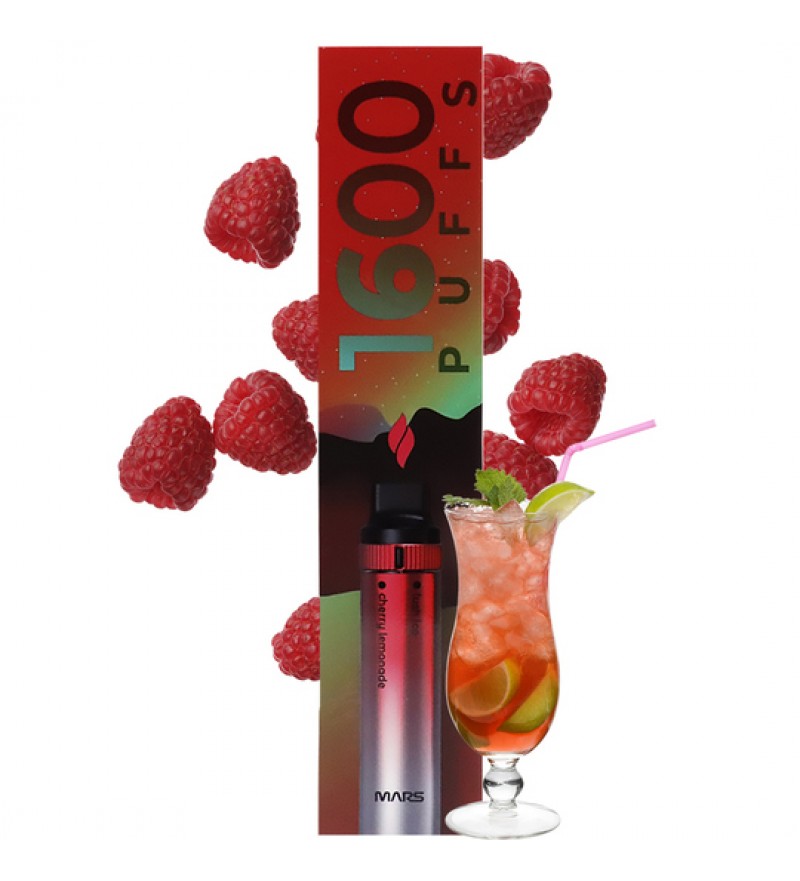 Vape Desechable Drops Mars Collection 1600 Puffs con 50mg Nicotina - Lush Ice + Cherry Lemonade