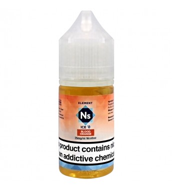 Esencia para Vaper Element E-Liquid Nic. Salts Ice °0 Blood Orange con 35mg Nicotina - 30 mL