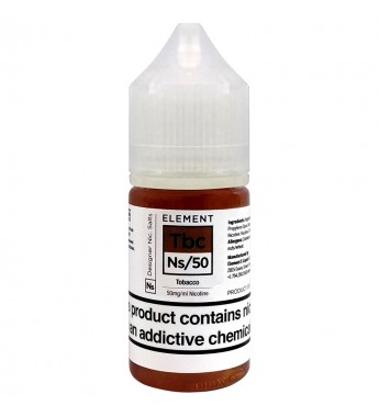 Esencia para Vaper Element E-Liquid Nic. Salts Element Tobacco con 50mg Nicotina - 30 mL