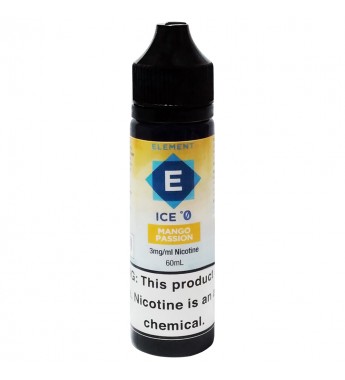Esencia para Vaper Element E-Liquid Ice °0 Mango Passion con 3mg Nicotina - 60 mL