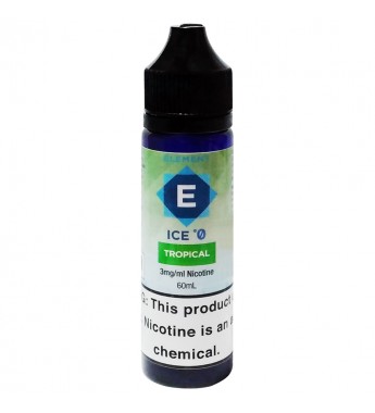 Esencia para Vaper Element E-Liquid Ice °0 Tropical con 3mg Nicotina - 60 mL