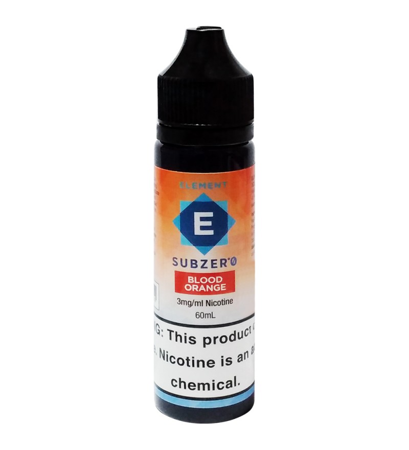 Esencia para Vaper Element E-Liquid Subzer°0 Blood Orange con 3mg Nicotina - 60 mL
