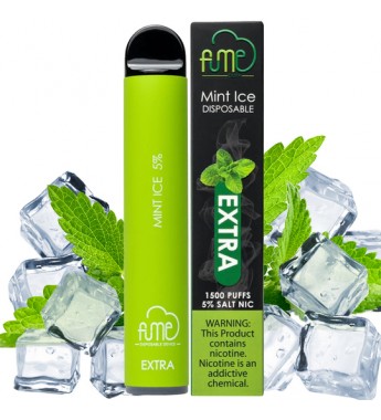 Vape Desechable Fume Extra 1500 Puffs con 50mg Nicotina - Mint ice