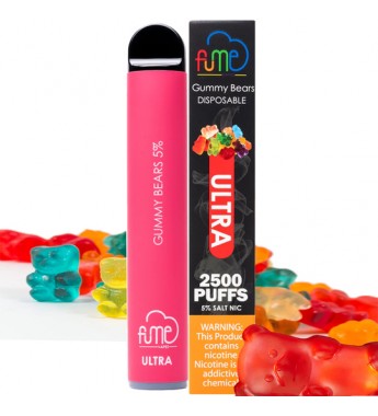 Vape Desechable Fume Ultra 2500 Puffs con 50mg Nicotina - Gummy Bears
