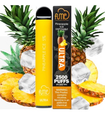 Vape Desechable Fume Ultra 2500 Puffs con 50mg Nicotina - Pineapple Ice