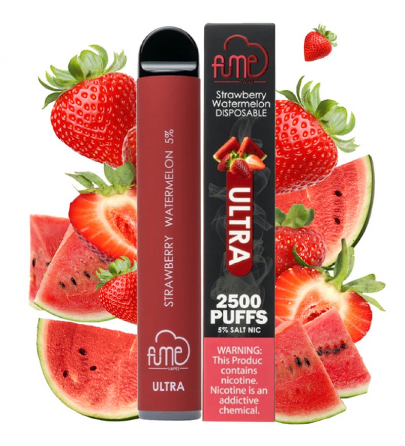 Vape Desechable Fume Ultra 2500 Puffs con 50mg Nicotina - Strawberry Watermelon