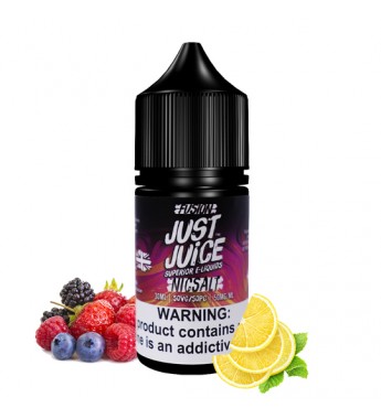 Esencia para Vaper Just Juice Nic Salt Fusion Berry Burst & Lemonade con 50mg Nicotina - 30mL