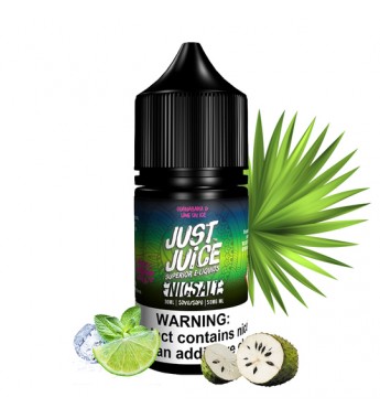 Esencia para Vaper Just Juice Nic Salt Exotic Fruits Guanabana & Lime On Ice con 50mg Nicotina - 30mL