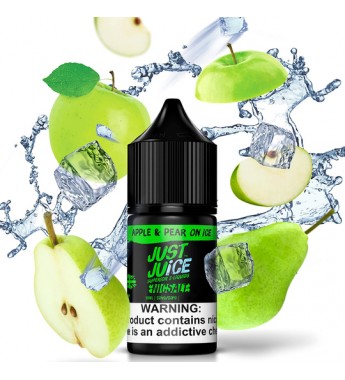 Esencia para Vaper Just Juice Nic Salt Apple & Pear On Ice con 50mg Nicotina - 30mL
