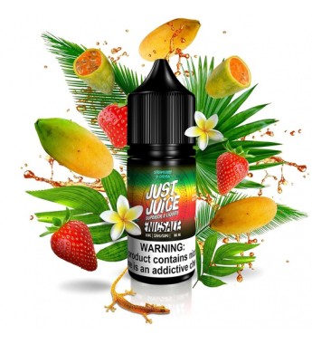 Esencia para Vaper Just Juice Nic Salt Strawberry & Curuba con 30mg Nicotina - 30mL