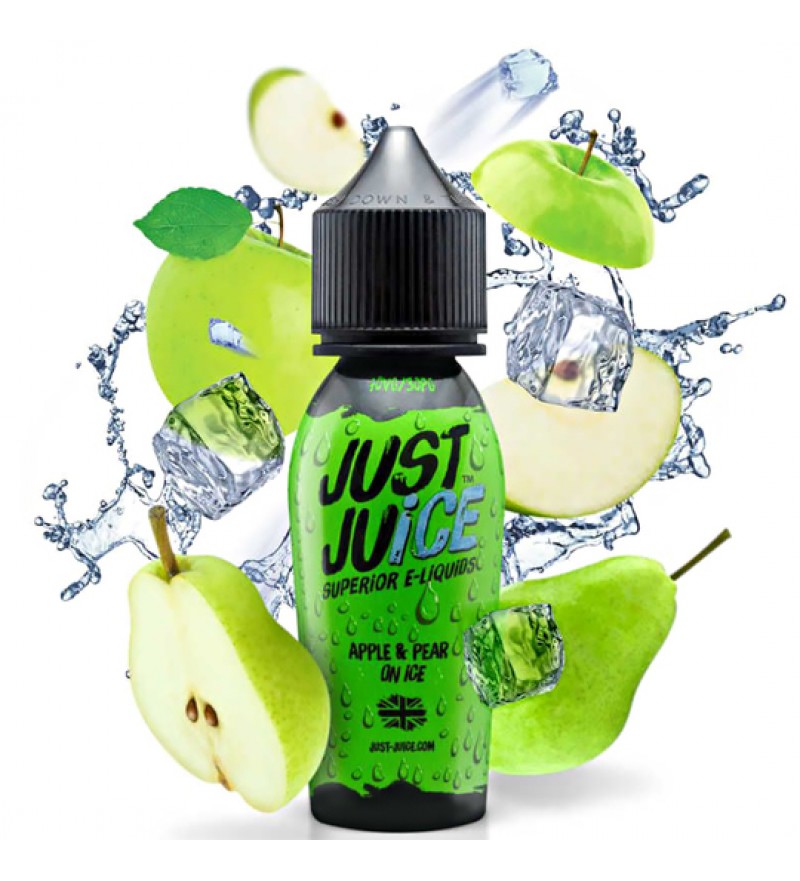 Esencia para Vaper Just Juice Apple & Pear On Ice con 3mg Nicotina - 60mL