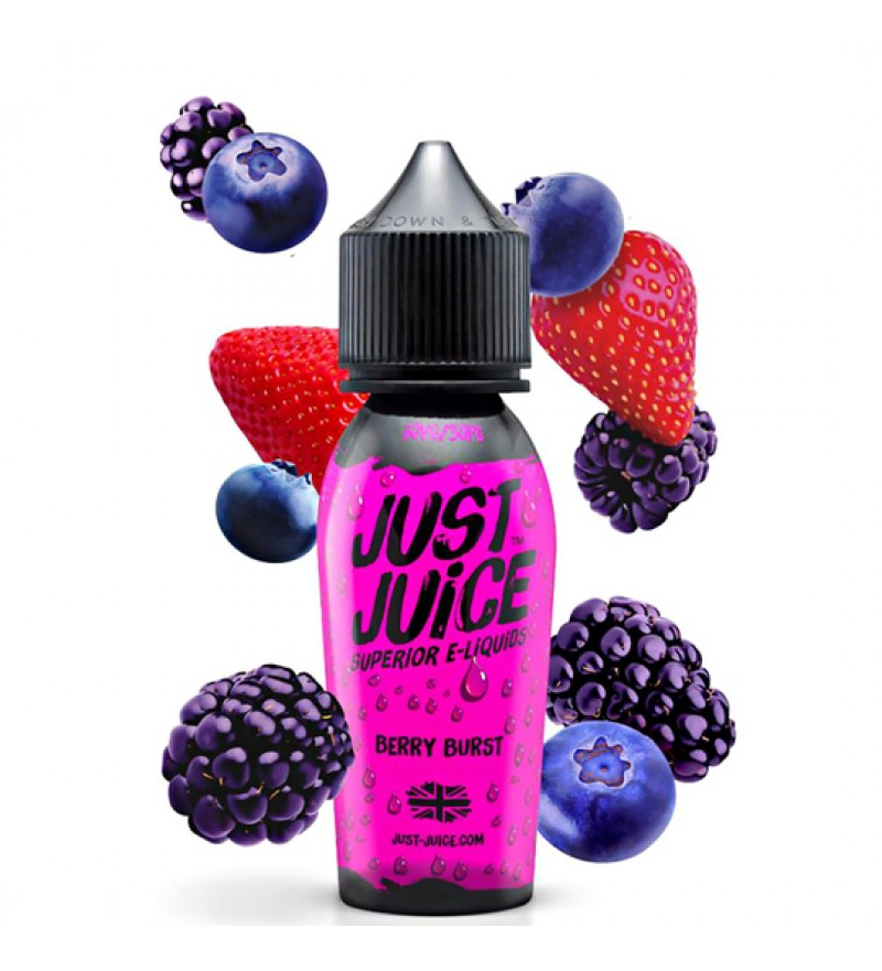 Esencia para Vaper Just Juice Berry Burst con 3mg Nicotina - 60mL