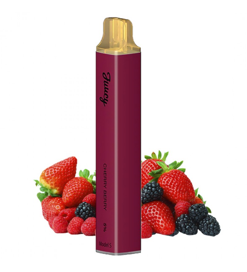 Vape Descartável Juucy S 1200 Puffs con 5mg Nicotina - Cherry Berry 