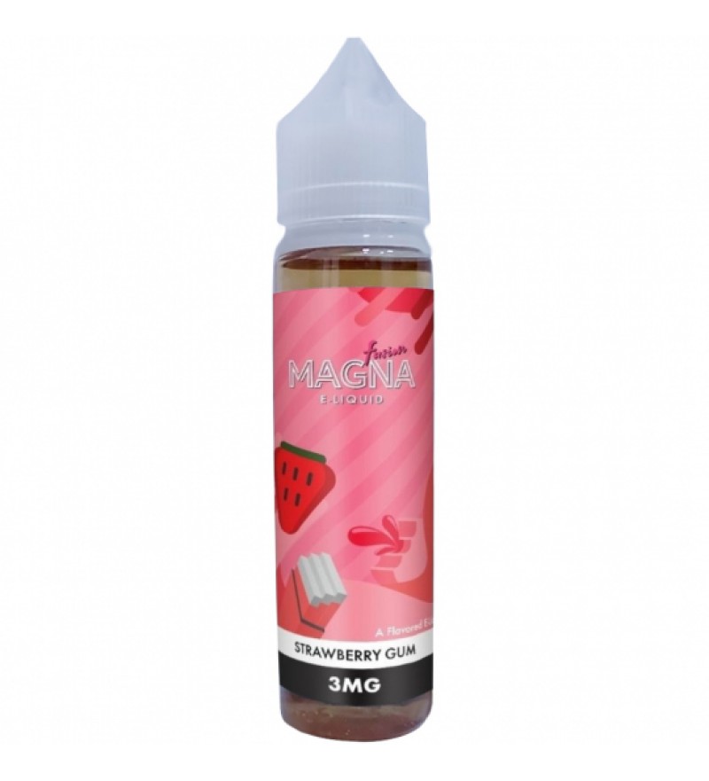 Esencia para Vape Magna Fusion Strawberry Gum con 3mg Nicotina - 60 mL