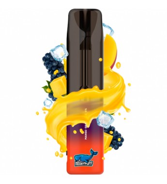 Vape Desechable MOOBYPUFF 3500 con 50mg Nicotina - Mango Grape Ice