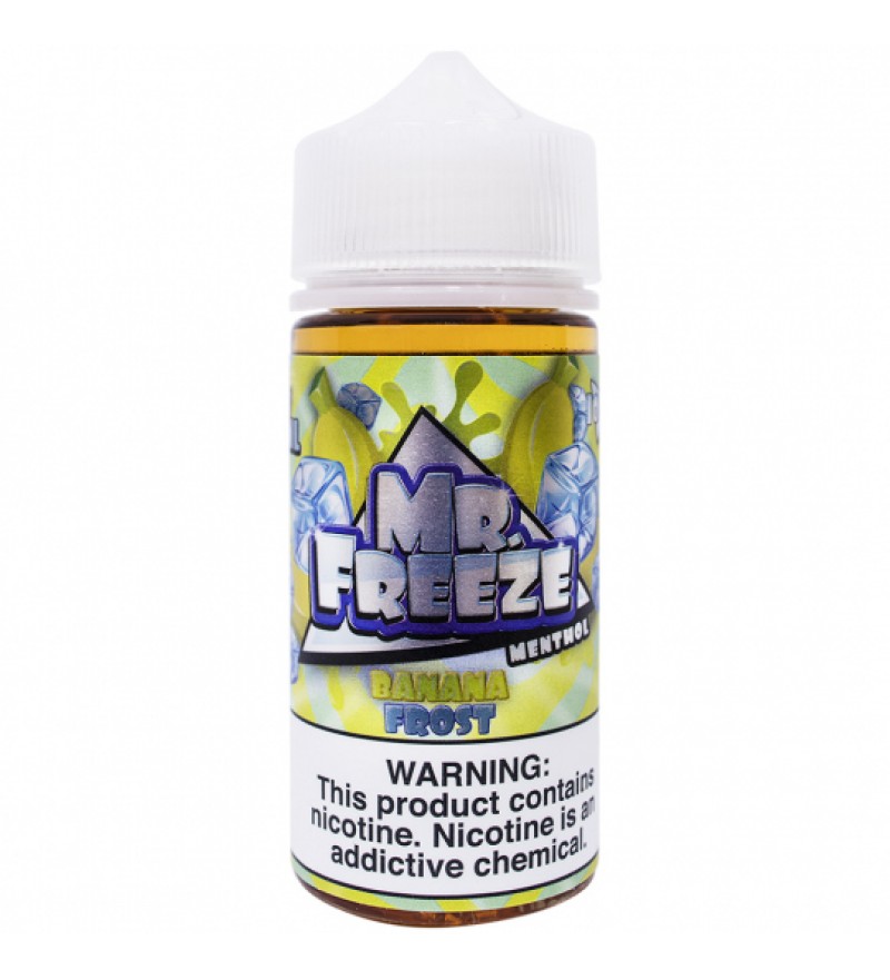 Essência para Vape Mr. Freeze Menthol Banana Frost com 3mg Nicotina - 100mL