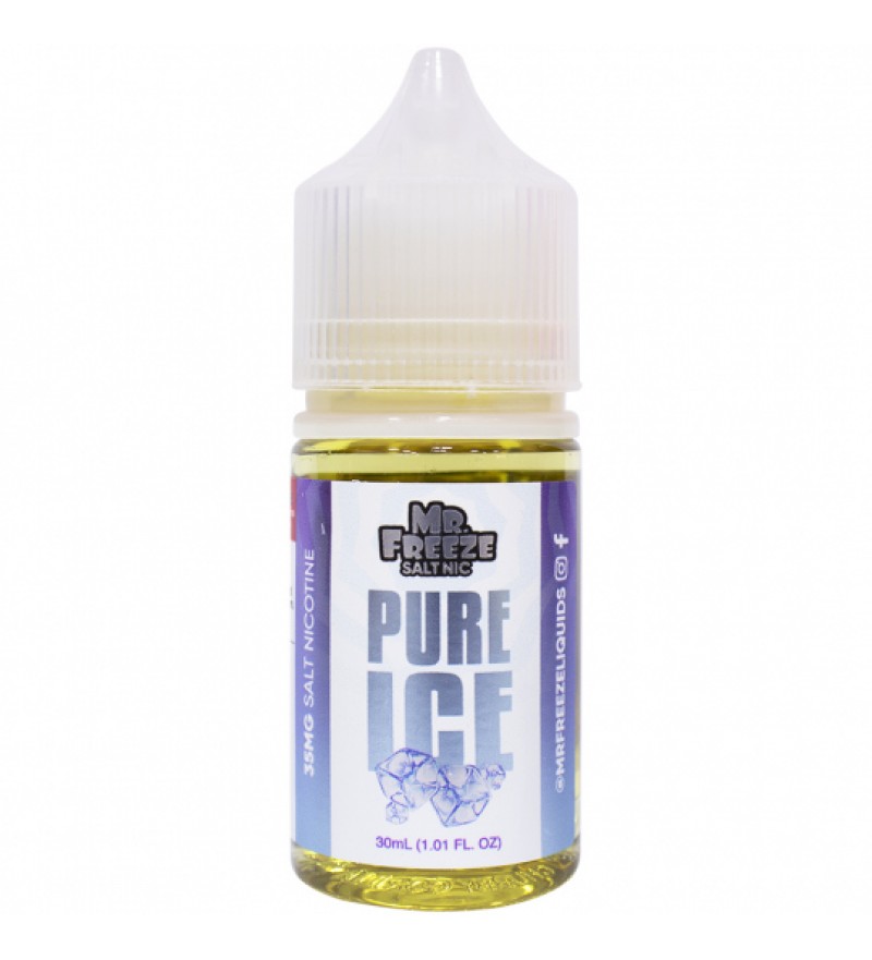 Esencia para Vape Mr. Freeze Salt Nic Pure Ice con 35mg Nicotina - 30mL