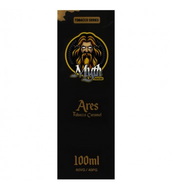 Esencia para Vaper Myth Juices Ares Tobacco Caramel con 6mg Nicotina - 100mL