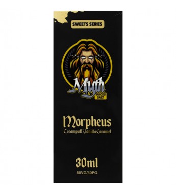 Esencia para Vaper Myth Juices Salt Morpheus Creampuff Vanilla Caramel con 35mg Nicotina - 30mL