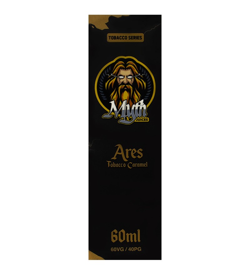 Esencia para Vaper Myth Juices Ares Tobacco Caramel con 3mg Nicotina - 60mL