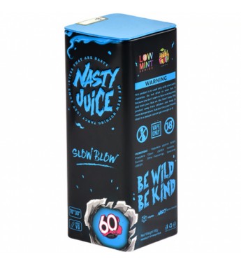 Esencia para Vape Nasty Juice Slow Blow con 3mg Nicotina - 60 mL