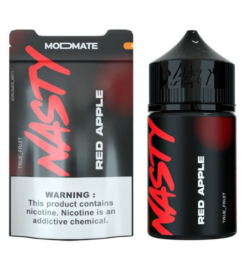 Esencia para Vape Nasty ModMate Red Apple con 3mg Nicotina - 60 mL