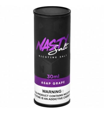 Esencia para Vape Nasty Salt Asap Grape con 35mg Nicotina - 30 mL